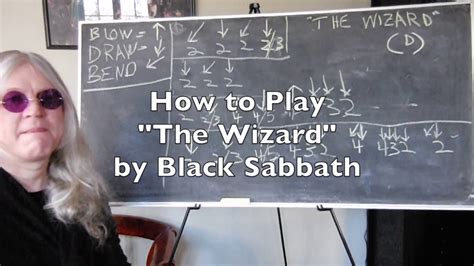 the wizard black sabbath harmonica key